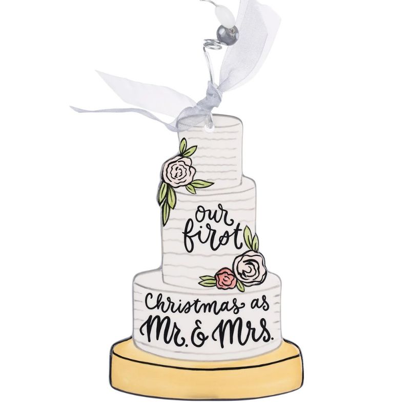 Wedding Cake Flat Ornament